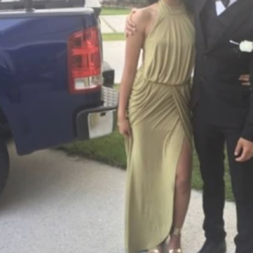 Elegant slit dress